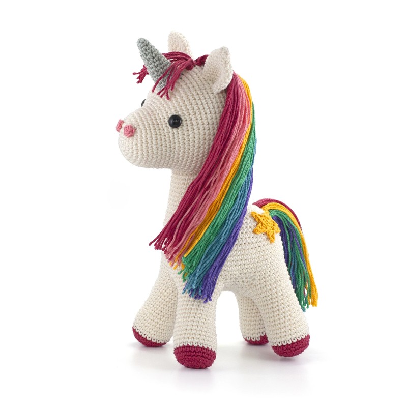 Boneka Rajut Pastel Unicorn — DIY Fluffies